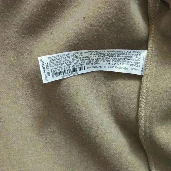 ZARA Soft Hooded Coat Beige small - Picture 7 of 10